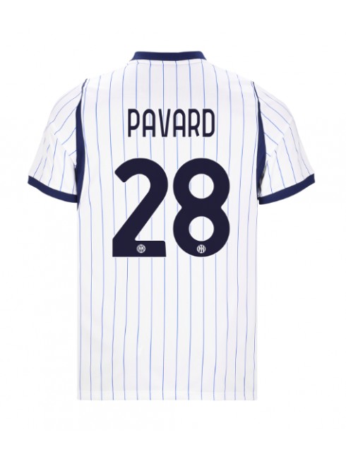 Inter Milan Benjamin Pavard #28 Replika Borta Kläder 2026-27 Kortärmad Inter Milan Benjamin Pavard #28 Replika Borta Kläder 2026-27 Kortärmad